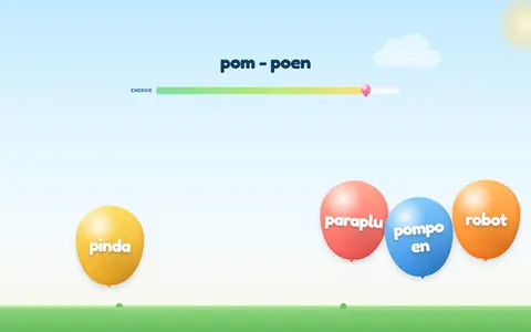 Capture d'écran de Ballons d'orthographe
