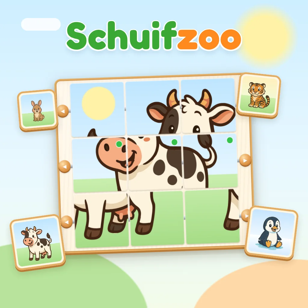 Schuifzoo – schuifpuzzel met dieren